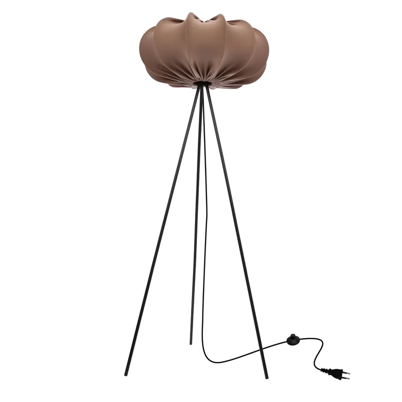 Lampadaire CAFEE — 1×E27, marron