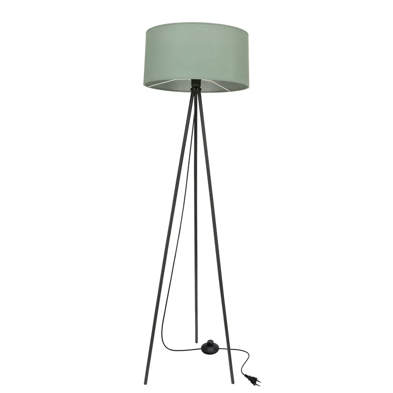 Lampadaire SHANTI — 1×E27, noir