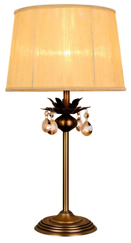 Lampe à poser ADONIS — 1×E27, antique laiton