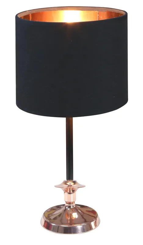 Lampe à poser VIOLINO — 1×E14, cuivré + noir