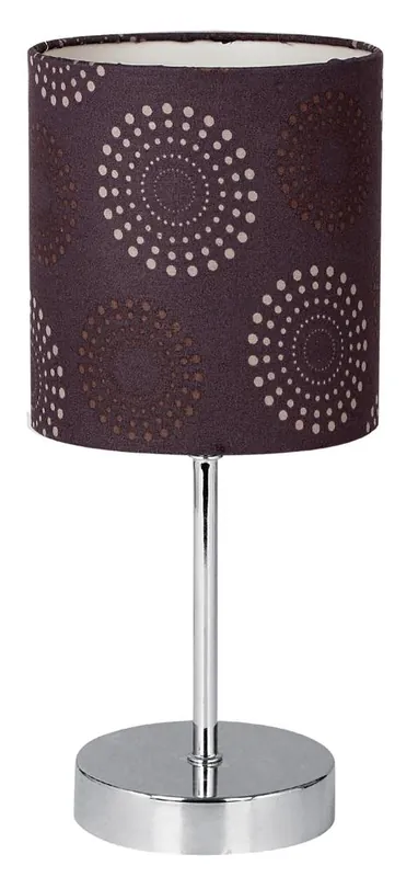 Lampe à poser EMILY — 1×E14, marron