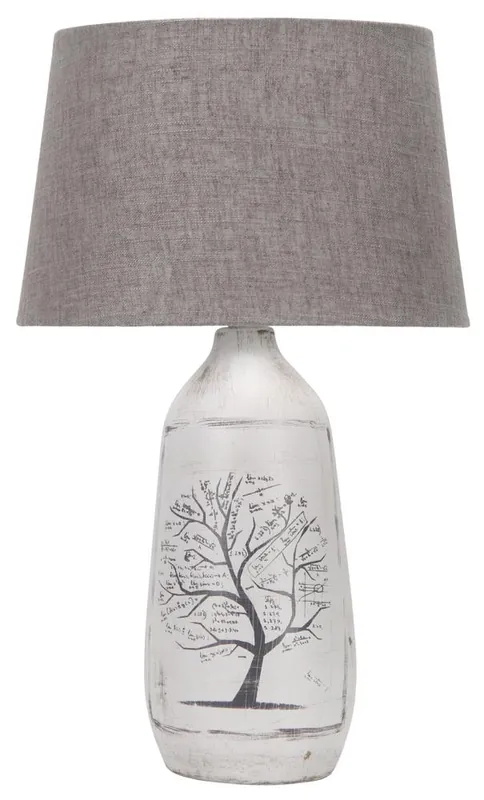 Lampe à poser WALIA — 1×E27, gris