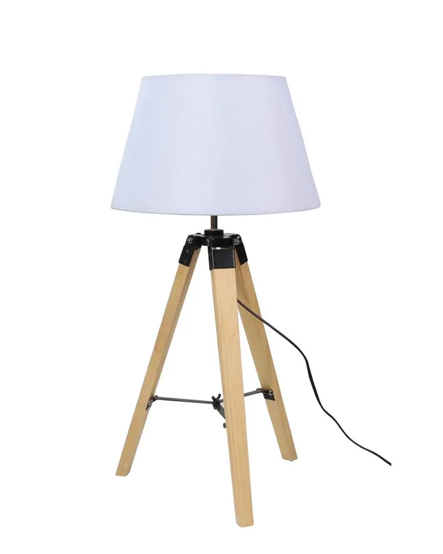 Lampe à poser LUGANO — 1×E27, beige