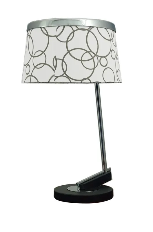 Lampe à poser IMPRESJA — 1×E27, chrome