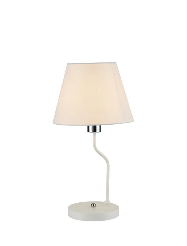 Lampe à poser YORK — 1×E14, blanc