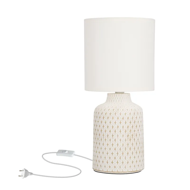 Lampe à poser INER — 1×E14, blanc
