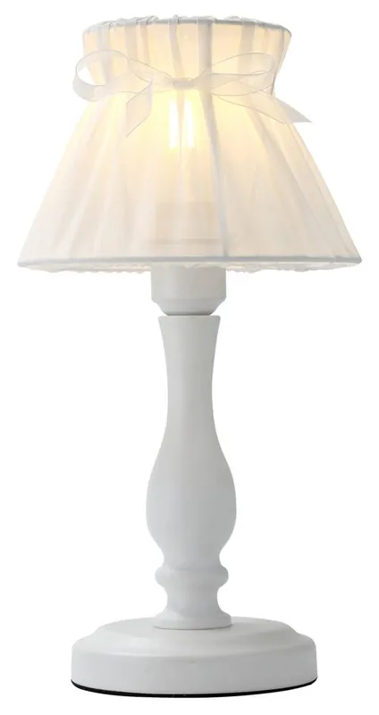 Lampe à poser ZEFIR — 1×E14, blanc