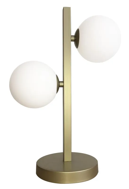 Lampe à poser KAMA — 1×G9, laiton