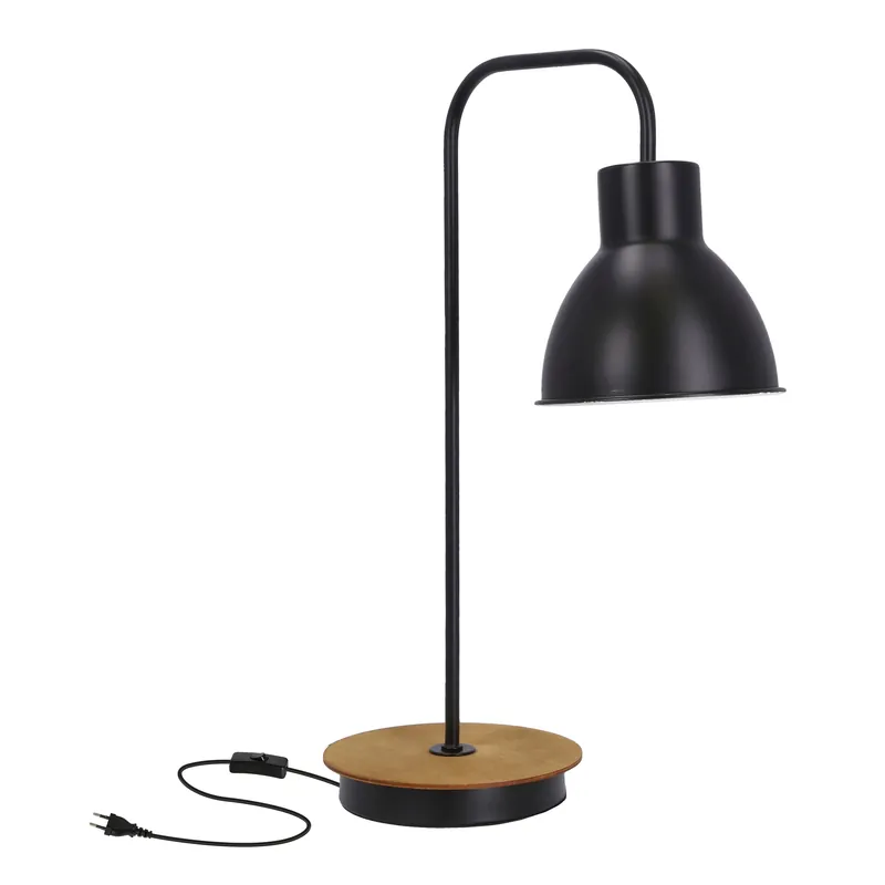 Lampe à poser VARIO — 1×E27, noir