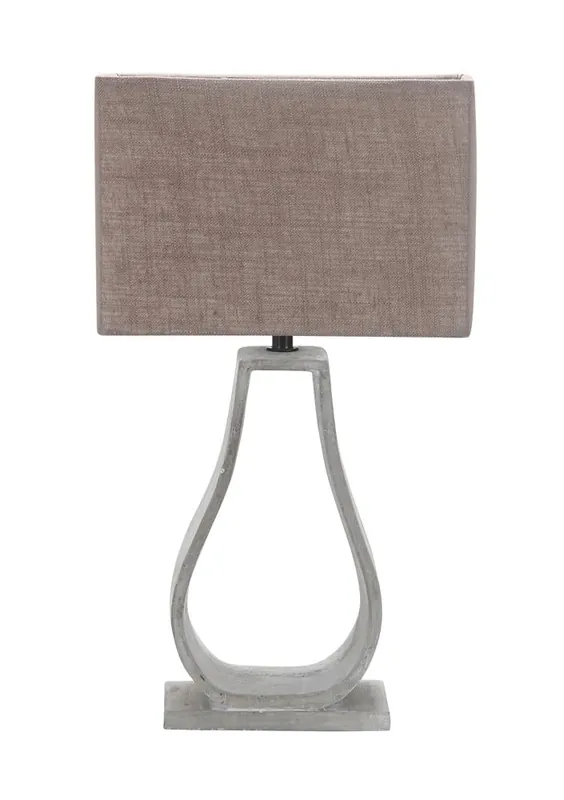 Lampe à poser FEMO — 1×E27, beige