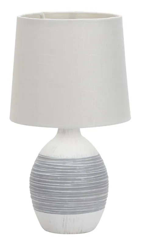 Lampe à poser AMBON — 1×E14, blanc