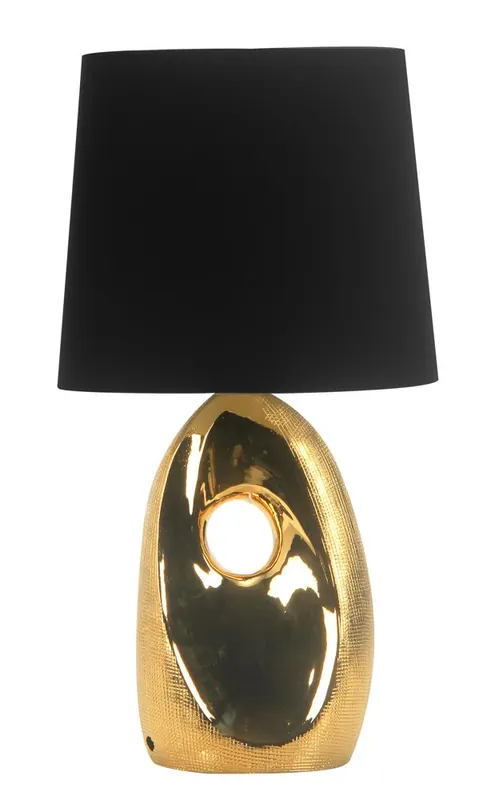 Lampe à poser HIERRO — 1×E27, golden