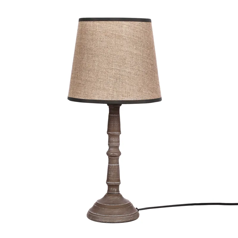 Lampe à poser — 1×E27, gris
