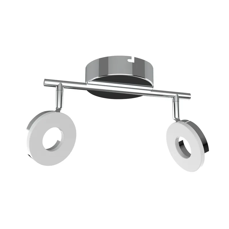 Plafonnier THEMA Spot — 2× chrome