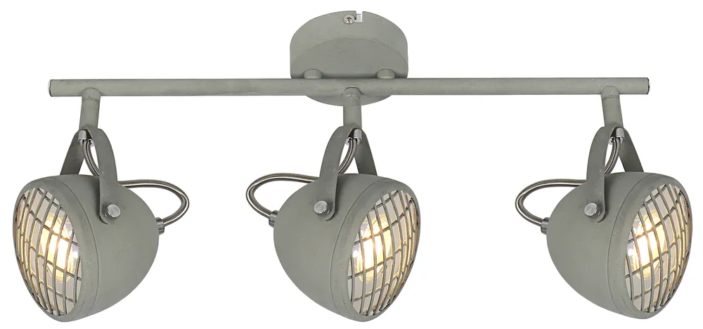 Plafonnier PENT Spot — 3×GU10, gris