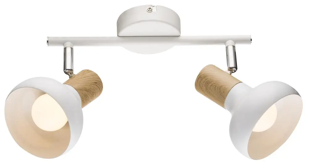 Plafonnier PUERTO Spot — 2×E14, blanc