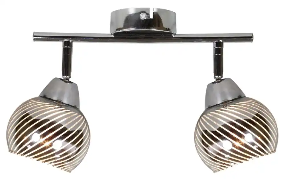 Plafonnier FORT Spot — 2×E14, chrome