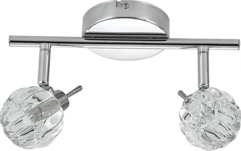 Plafonnier BOMBOLA — 2×G9, chrome
