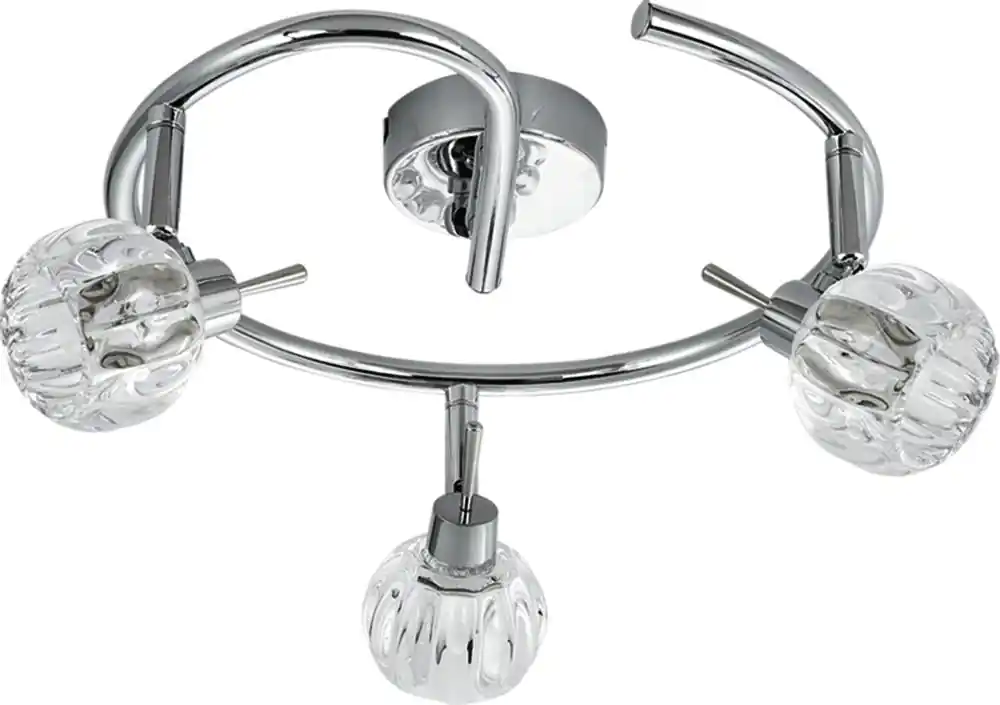 Plafonnier BOMBOLA — 3×G9, chrome