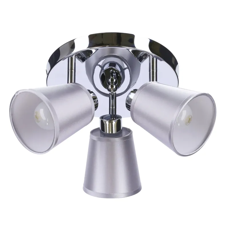 Plafonnier PIN — 3×E14, chrome