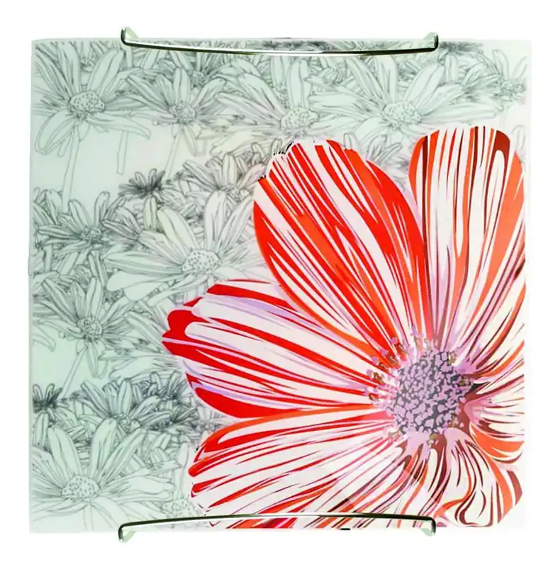 Plafonnier SPRING — 1×E27, red