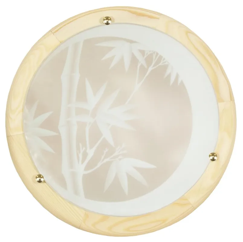 Plafonnier BAMBOO — 2×E27, pine