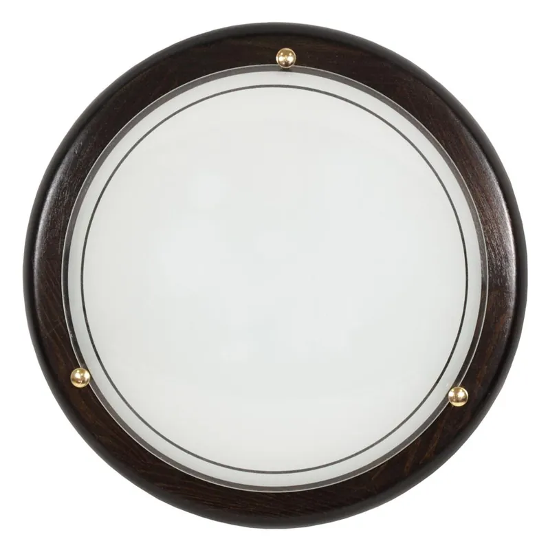 Plafonnier — 1×E27, wenge