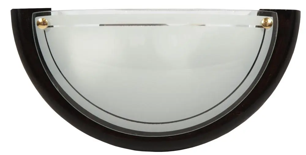Plafonnier — 1×E27, wenge