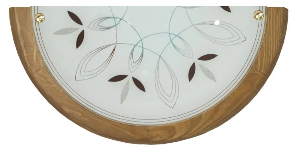 Plafonnier RUSTICA — 1×E27, oak