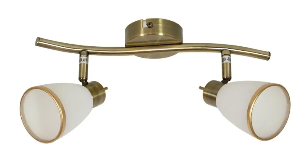 Plafonnier REGENT — 1×G9, antique laiton