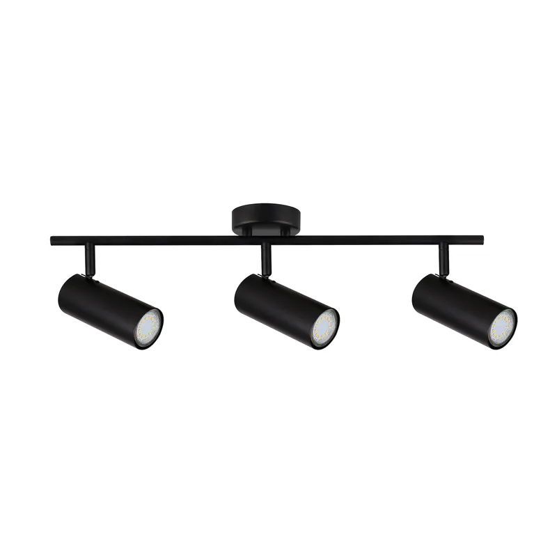 Plafonnier COLLY — 3×GU10, noir