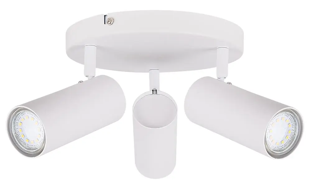 Plafonnier COLLY — 3×GU10, blanc