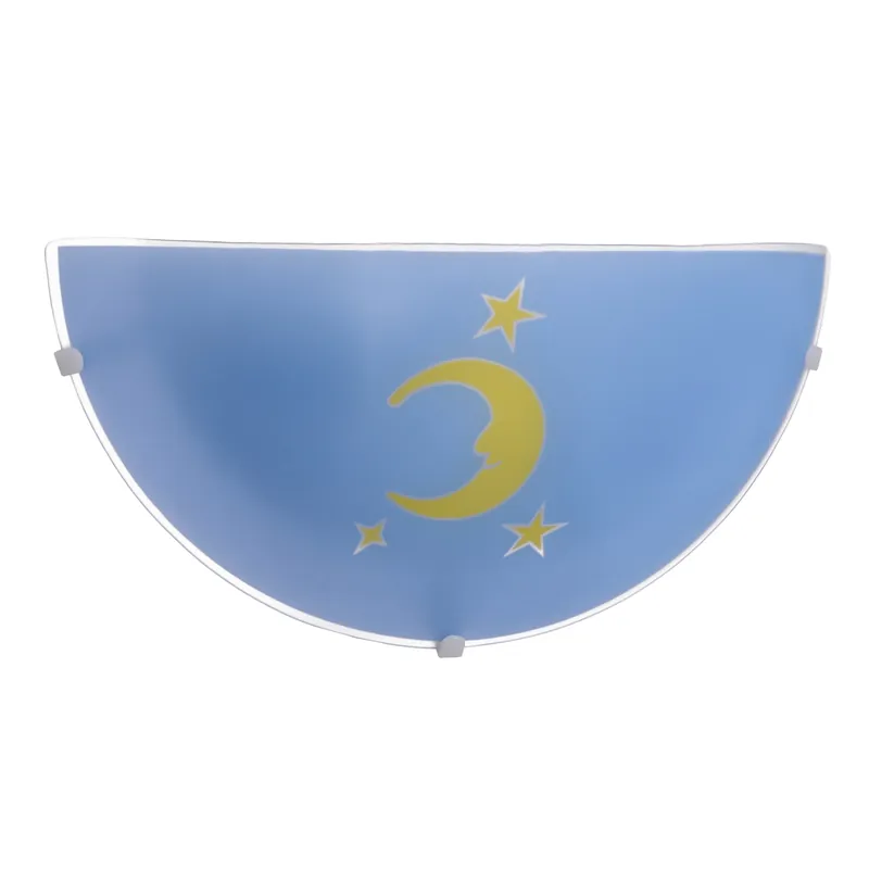 Plafonnier MOON — 1×E27, bleu