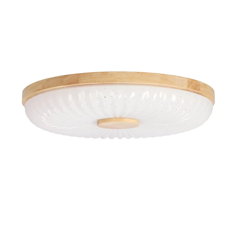Plafonnier — 1× blanc + wooden
