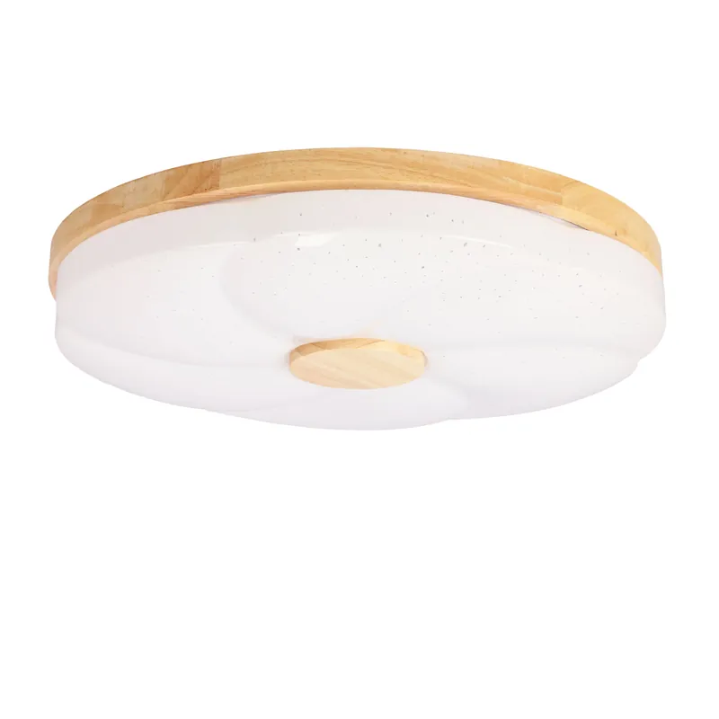 Plafonnier — 1× blanc + wooden