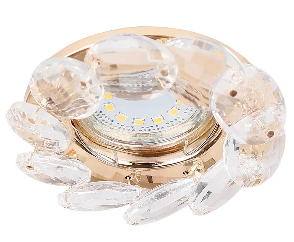 Spot GOLD — 1×MR16, chrome, clear glass