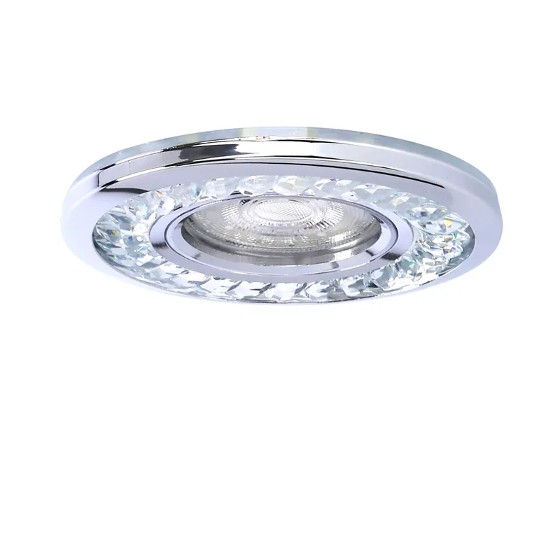 Spot CHROME — 1×GU10, chrome, clear crystals