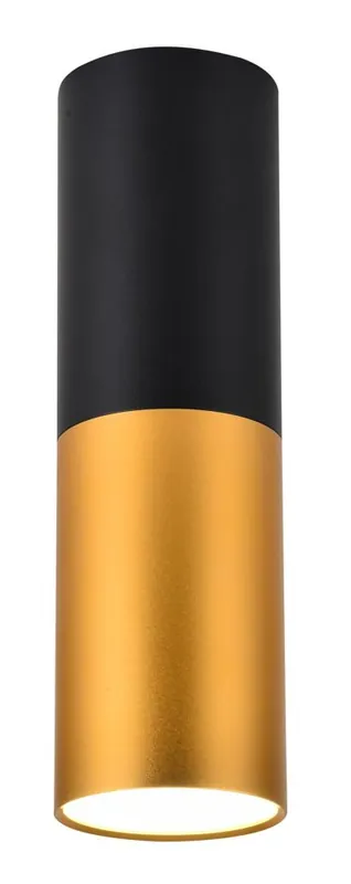 Spot TUBE — 1×GU10, noir et doré