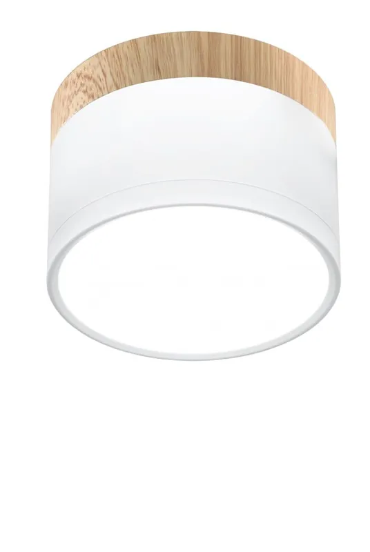 Spot TUBA — 1× blanc + wooden