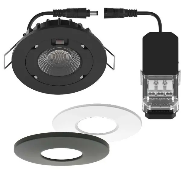 Spot Encastrable LED 8W MILAN CCT IP65 IK07 avec Transformateur Dimmable