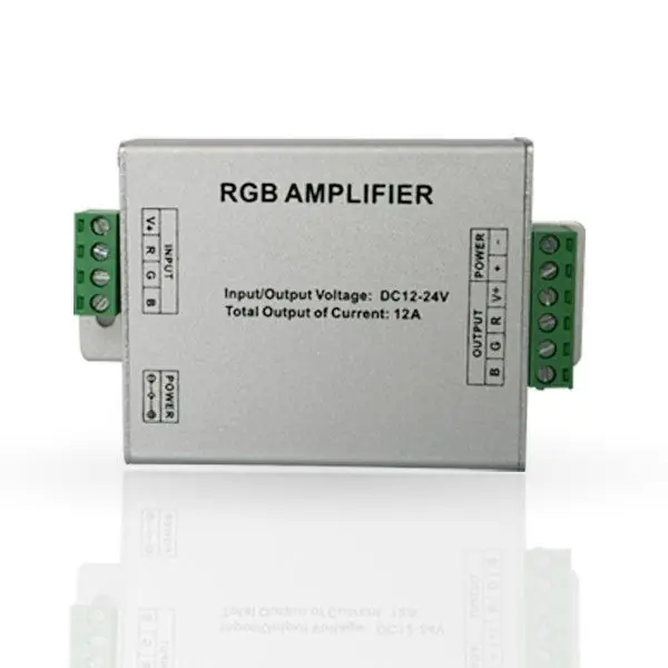 Amplificateur de Puissance RGB 12V 24V 144W pour Ruban LED