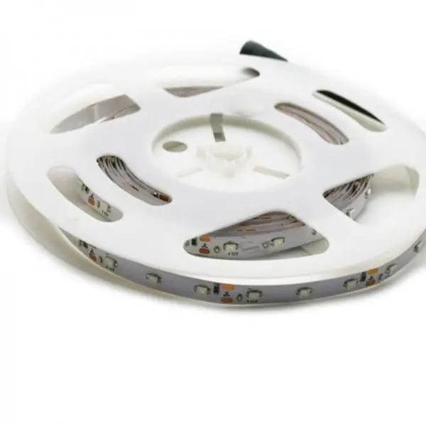 Strip LED 5Mètres SMD3528 - 60LEDs Blanc chaud IP20