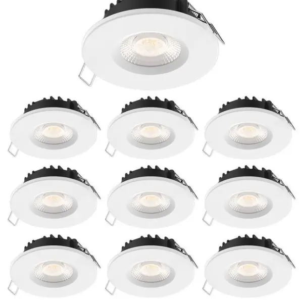 Lot de 10 Spot LED Encastrable 5W RIZE CCT RT2020 IP65