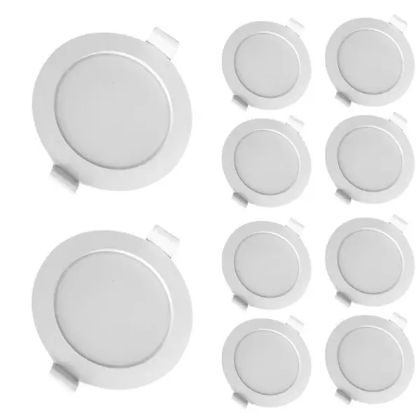Lot de 10 Spots encastrable 6W Eq 50W Blanc naturel