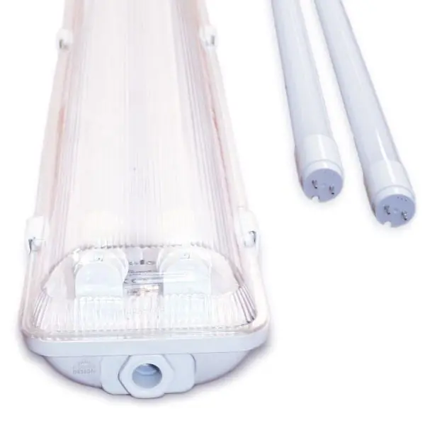 Kit 2 tubes led 150cm 4000K + boitier étanche