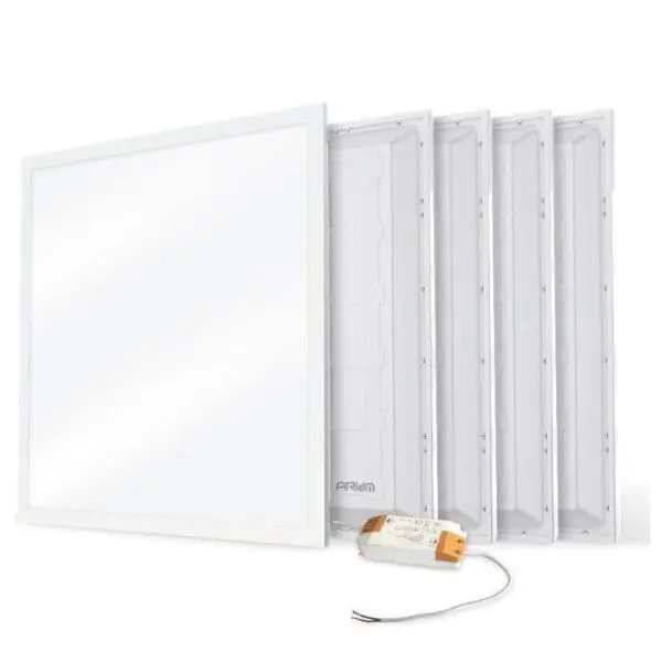 Lot de 5 Dalles LED 60x60cm 32W Eq 400W CCT Garantie 3 ans