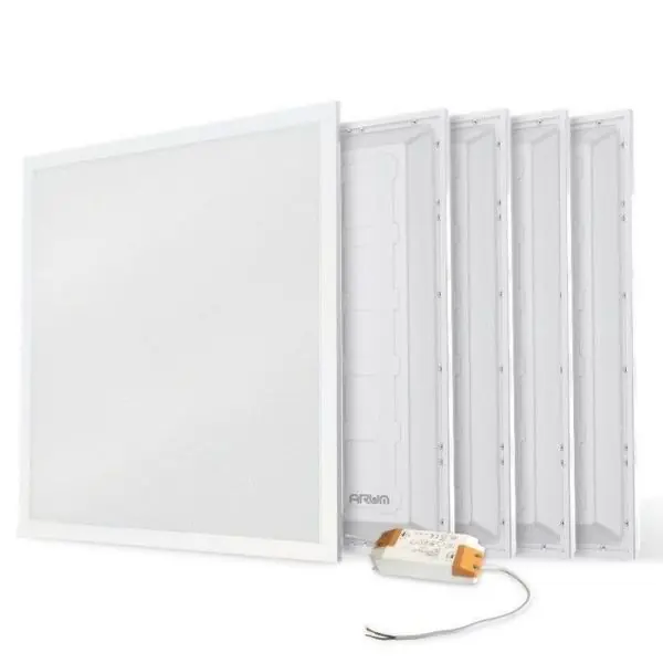 Lot de 5 Dalles LED UGR 19 plafond PRO 36W Eq 400W 60x60 CCT 3 teintes