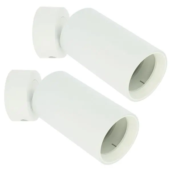 Lot de 2 Appliques ou Spots GU10 JEFFERSON Blanc