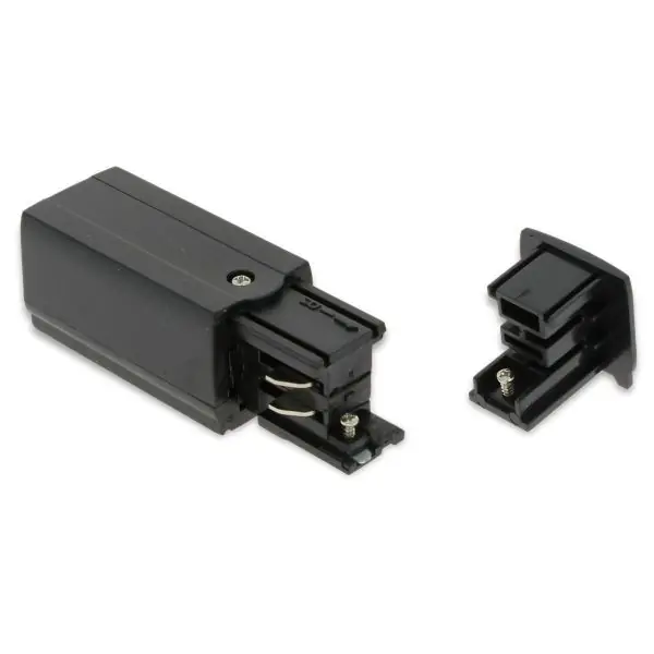 Connecteur d'alimentation et terminaison Noirs pour Rail 4 wires