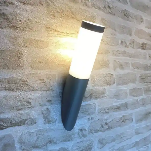 Applique murale E27 VALENTE Gris Anthracite extérieure
